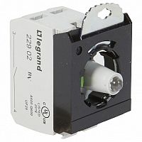 Комплектующий блок для кнопок - Osmoz - для комплектации - с подсветкой - под винт - 24В~/= - Н.О. |  код. 023002 |   Legrand